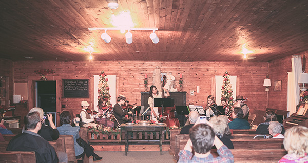 Grant County Museum - Playing Music in the School House